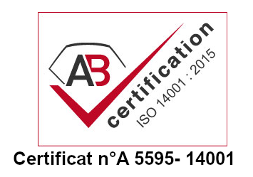 Logo de la certification iso 14001 d'INRAE